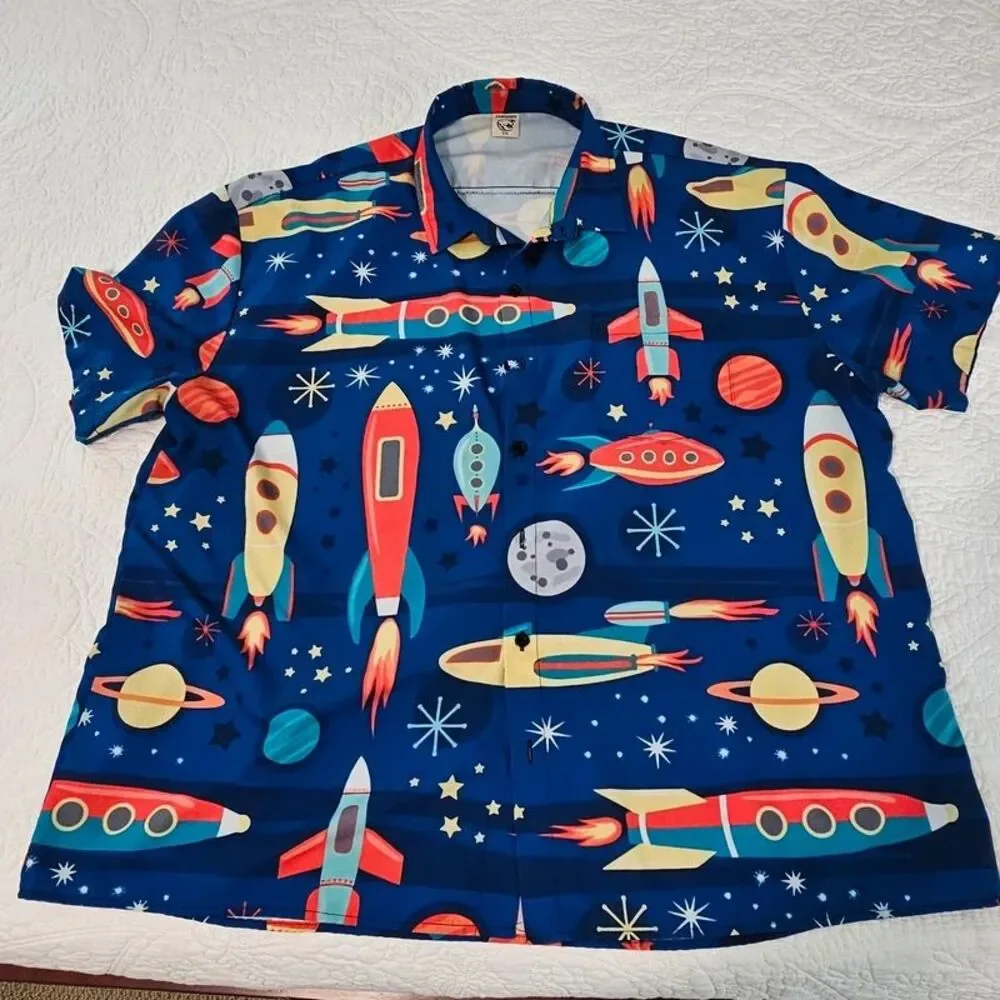 Hardaddy Button Down Print Shirt
